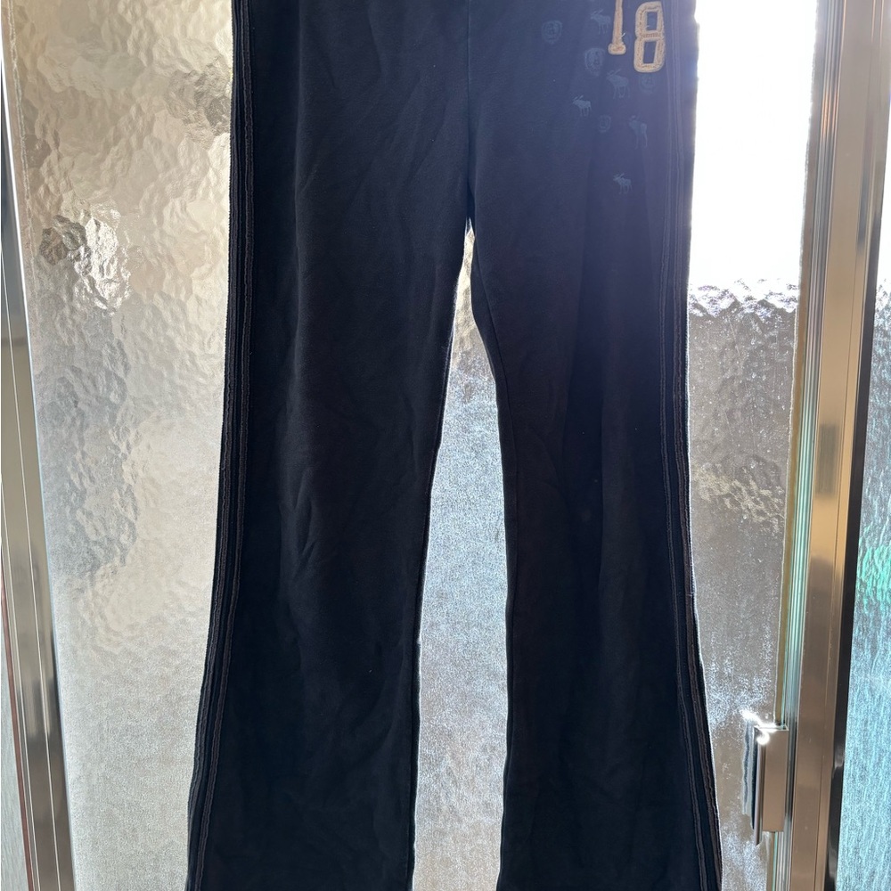 Abercrombie & Fitch Black Track Pants